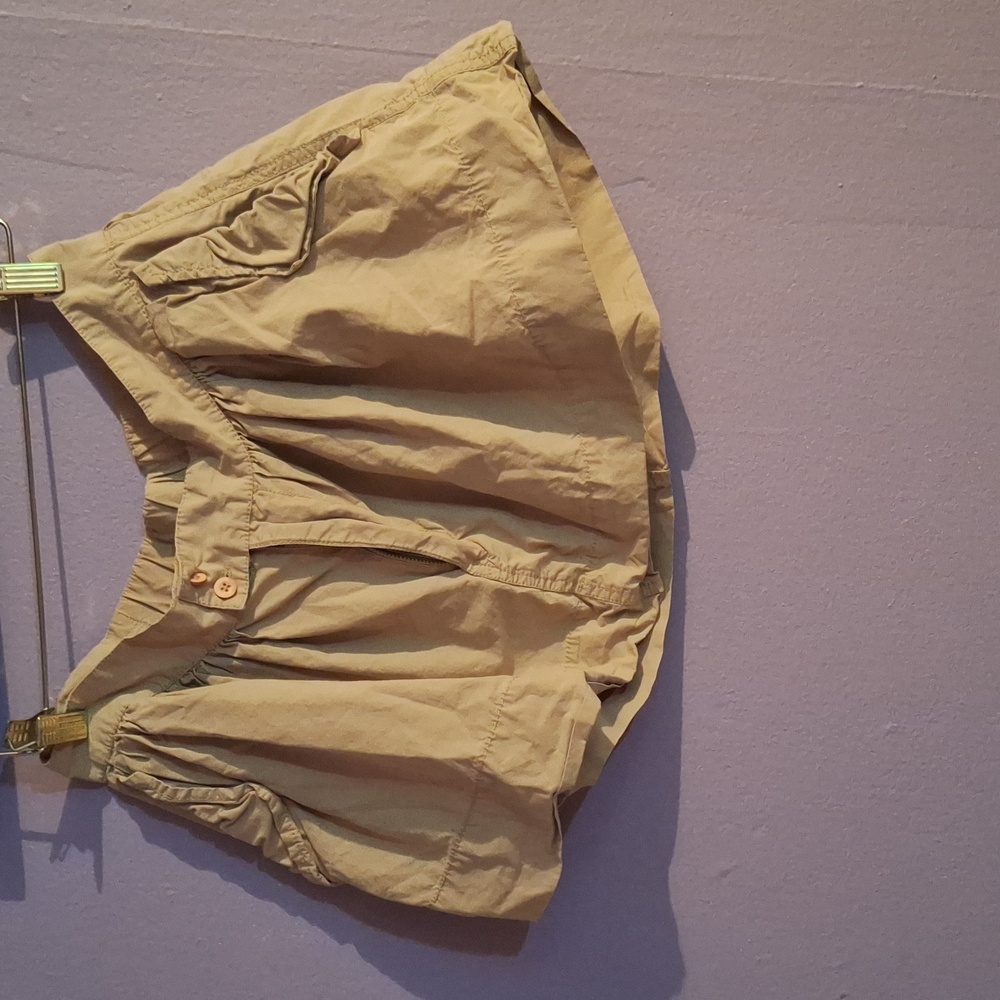 BDG Tan Women's Skort with Button Accent